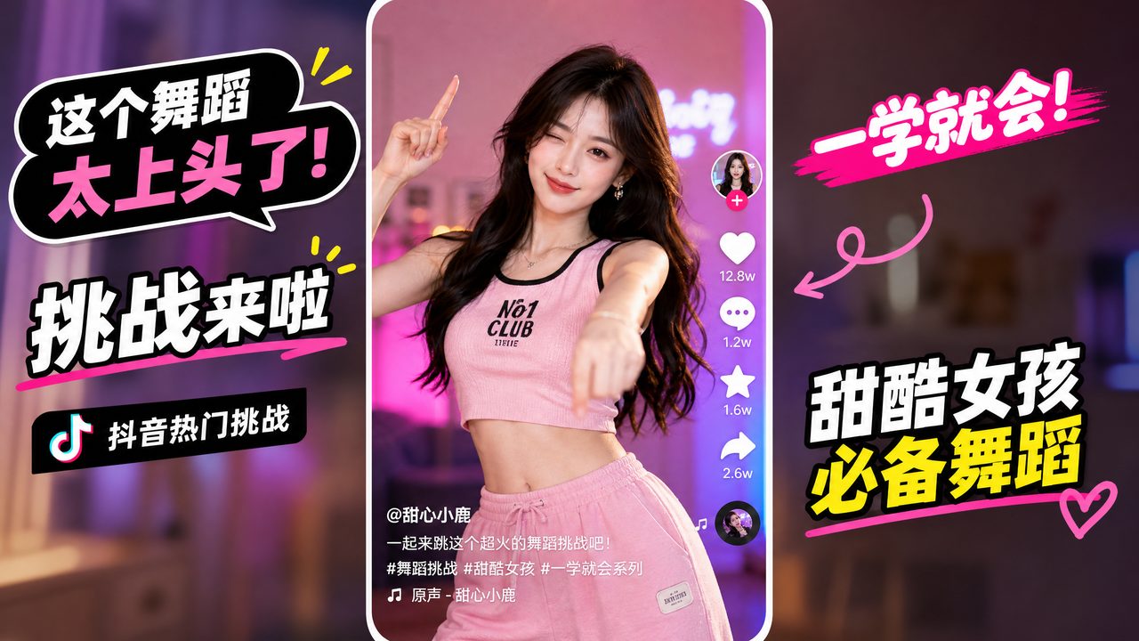 抖阴 TikTok短视频-舞蹈挑战